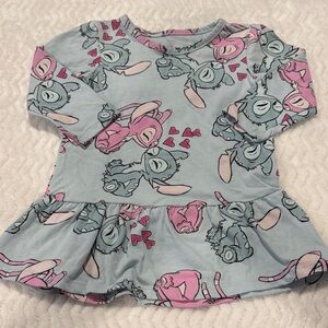 12M Disney Stitch and Angel Dress